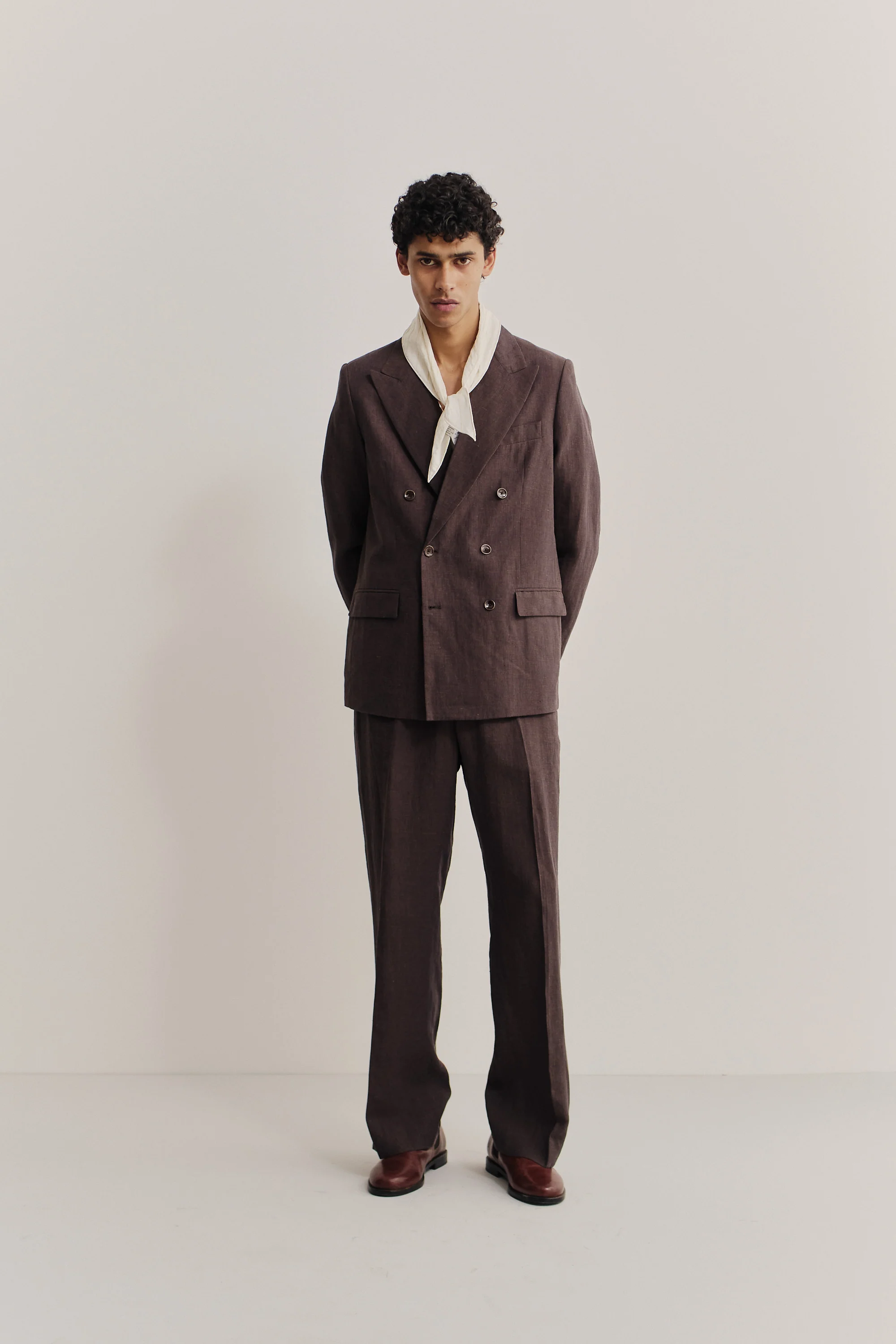 DOUBLE BREASTED PEAK BLAZER - Image 8
