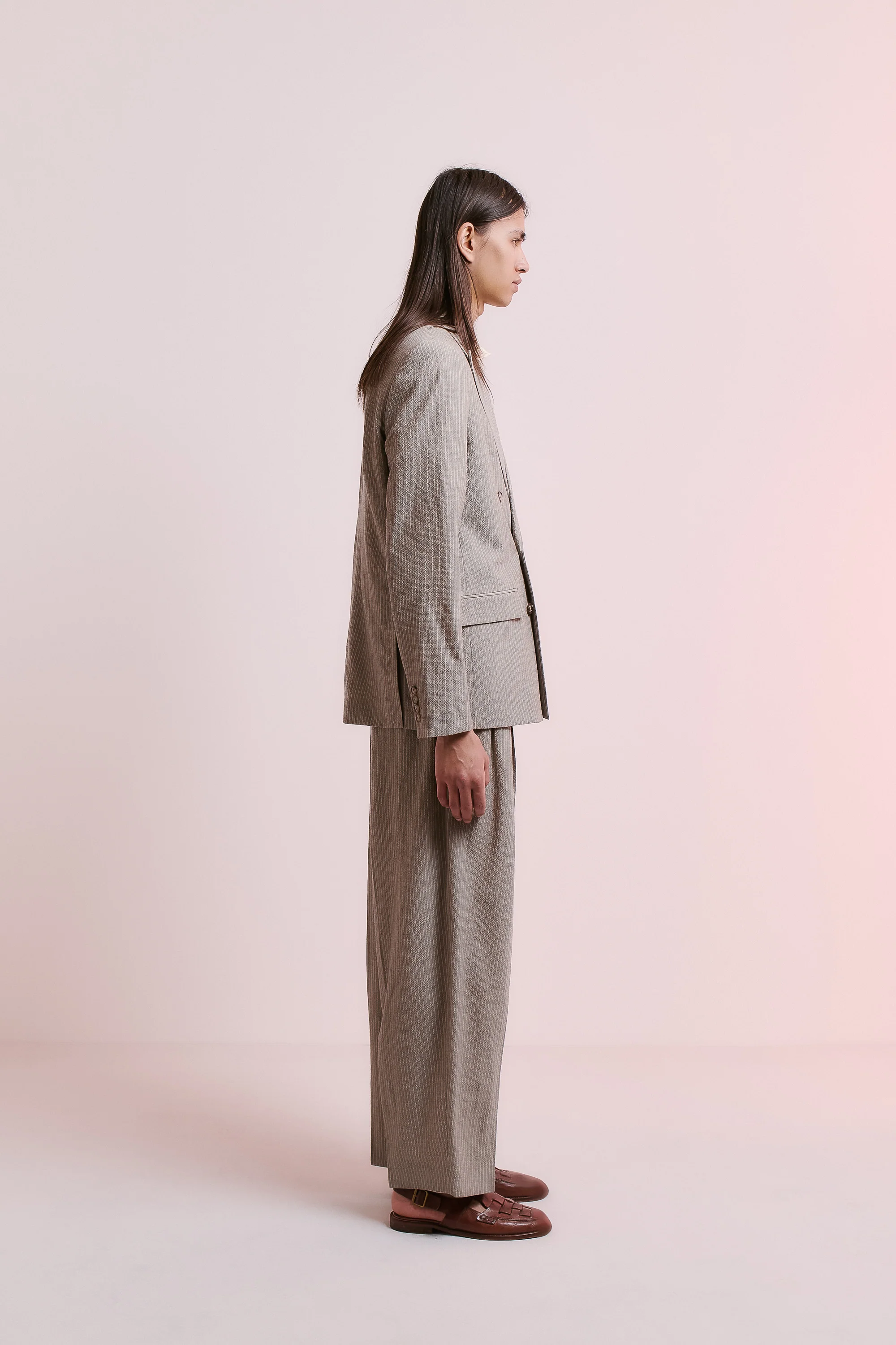 DOUBLE BREASTED PEAK BLAZER - Image 6