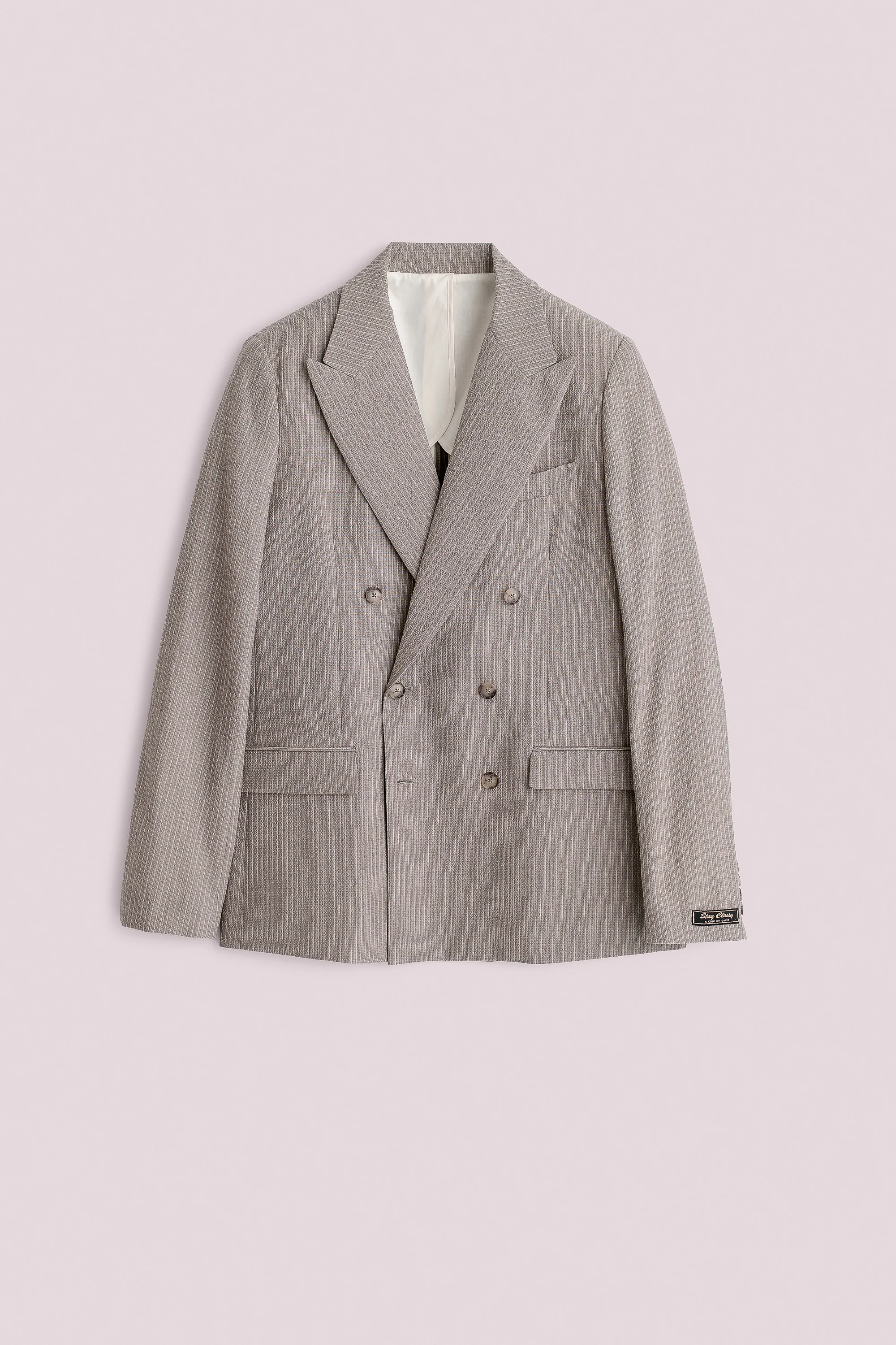 DOUBLE BREASTED PEAK BLAZER - Image 9