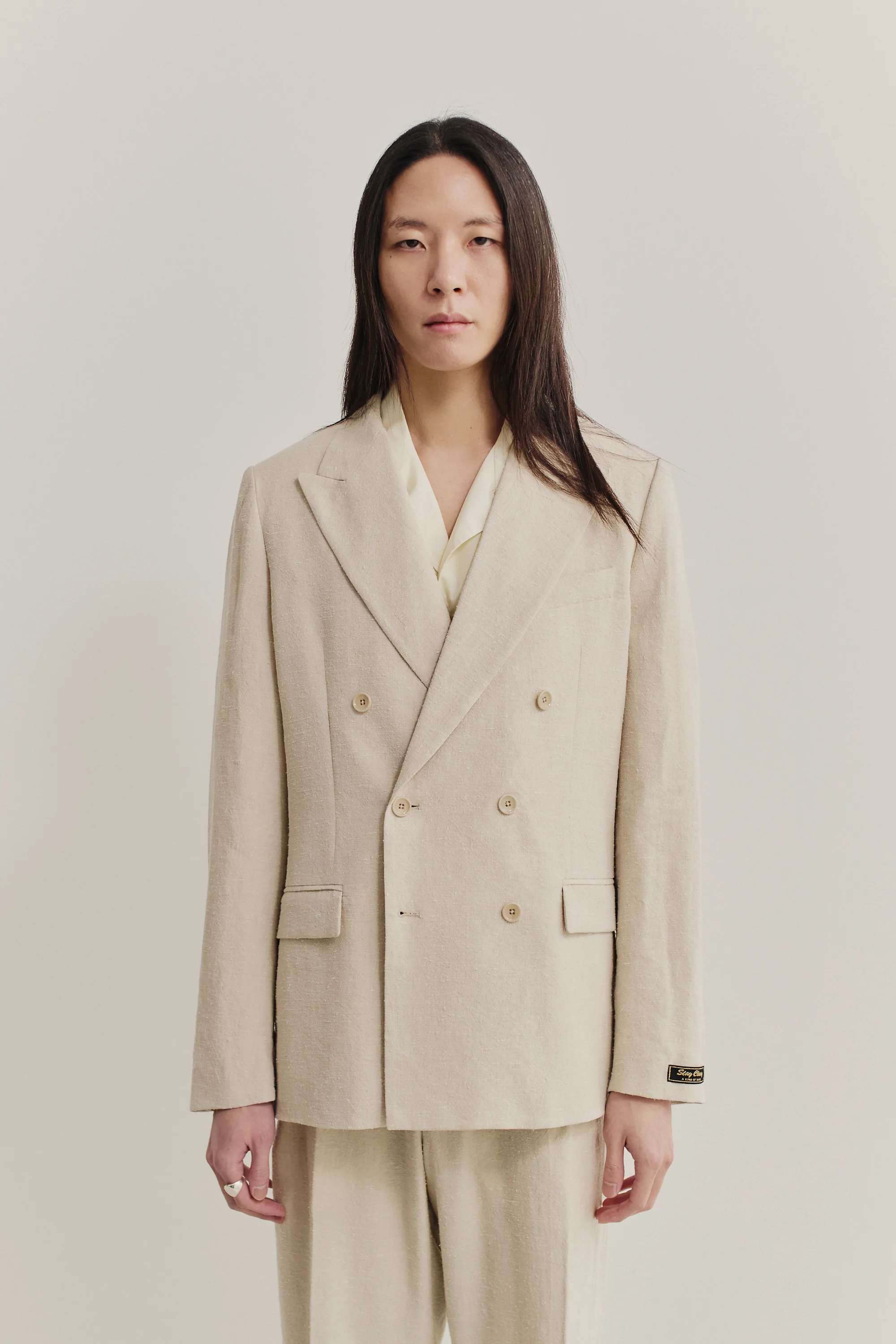 DOUBLE BREASTED PEAK BLAZER - Image 2