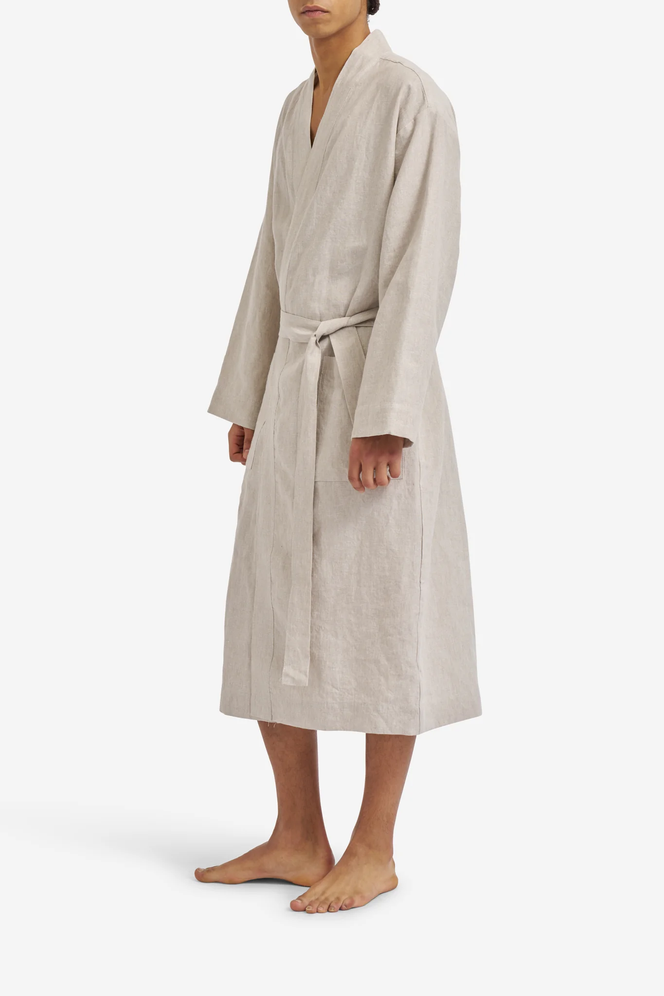 LINEN BATHROBE - Image 3