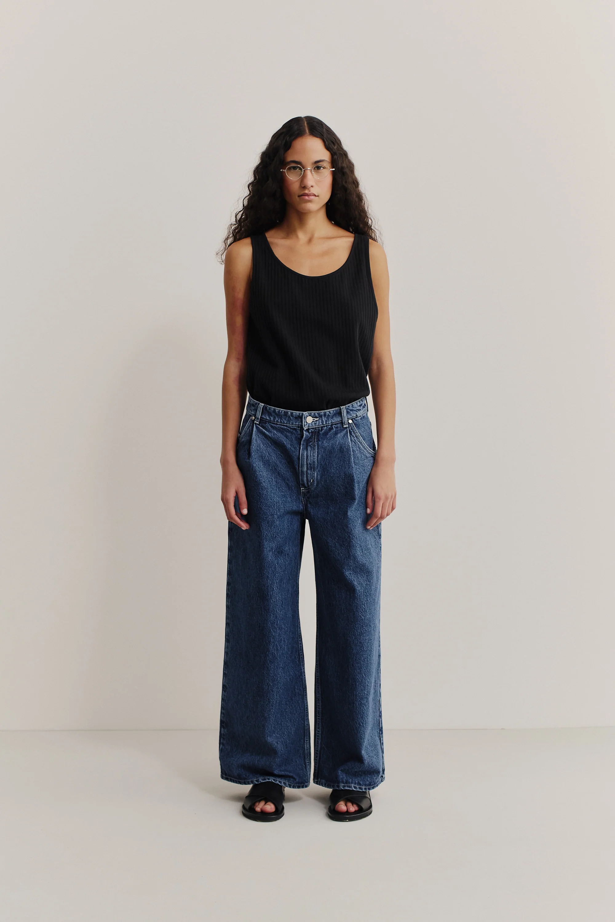 PADMA PLEATED DENIM